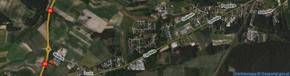 Zdjęcie satelitarne Brzozowa ul.